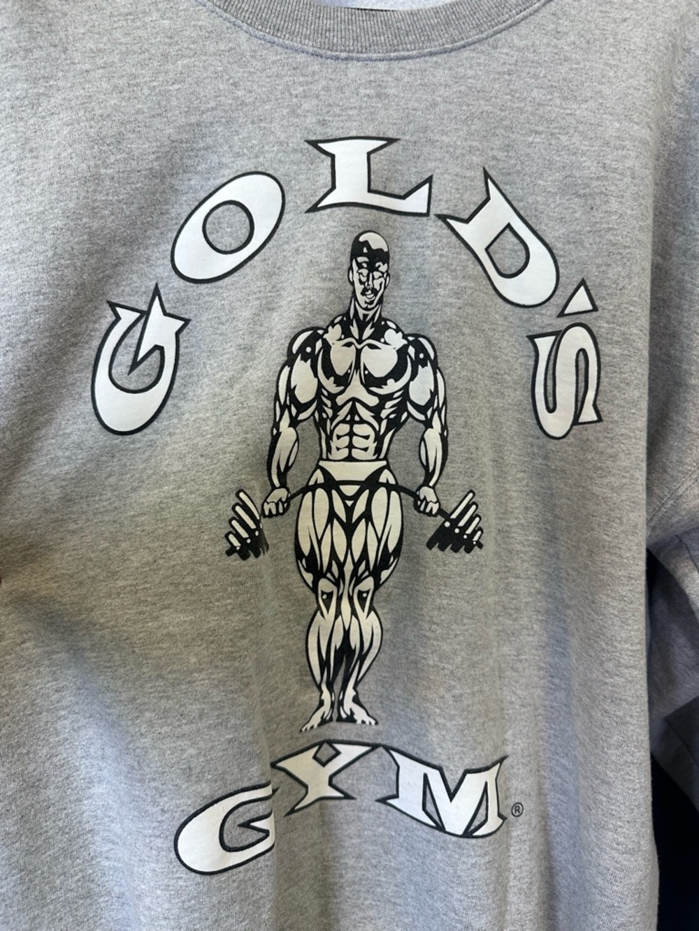 #204- Men's‎ Gold’s Gym Gray Crewneck Sweatshirt - Picture 5 of 7